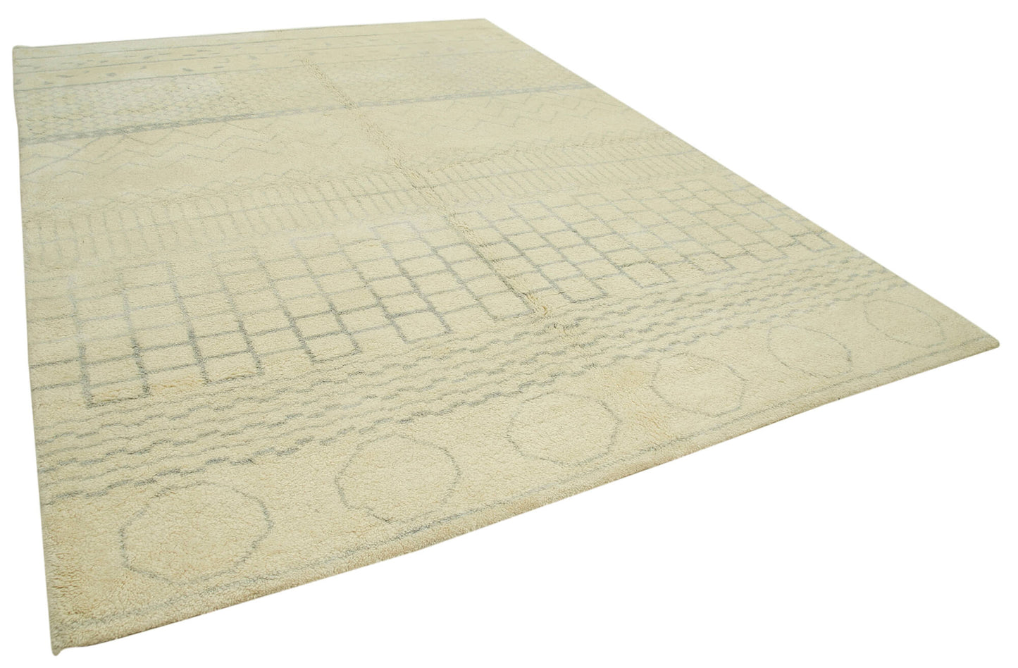 9x12 Beige Moroccan Rug - 37292