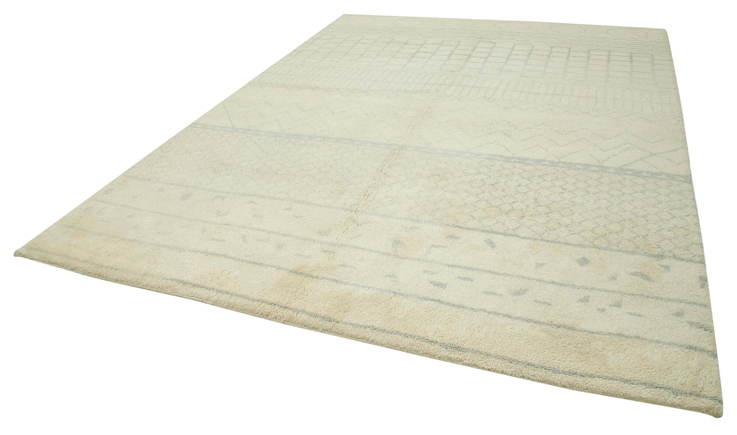 9x12 Beige Moroccan Rug - 37292