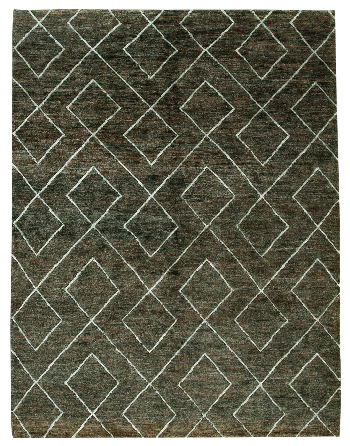 9x12 Green Moroccan Rug - 37293