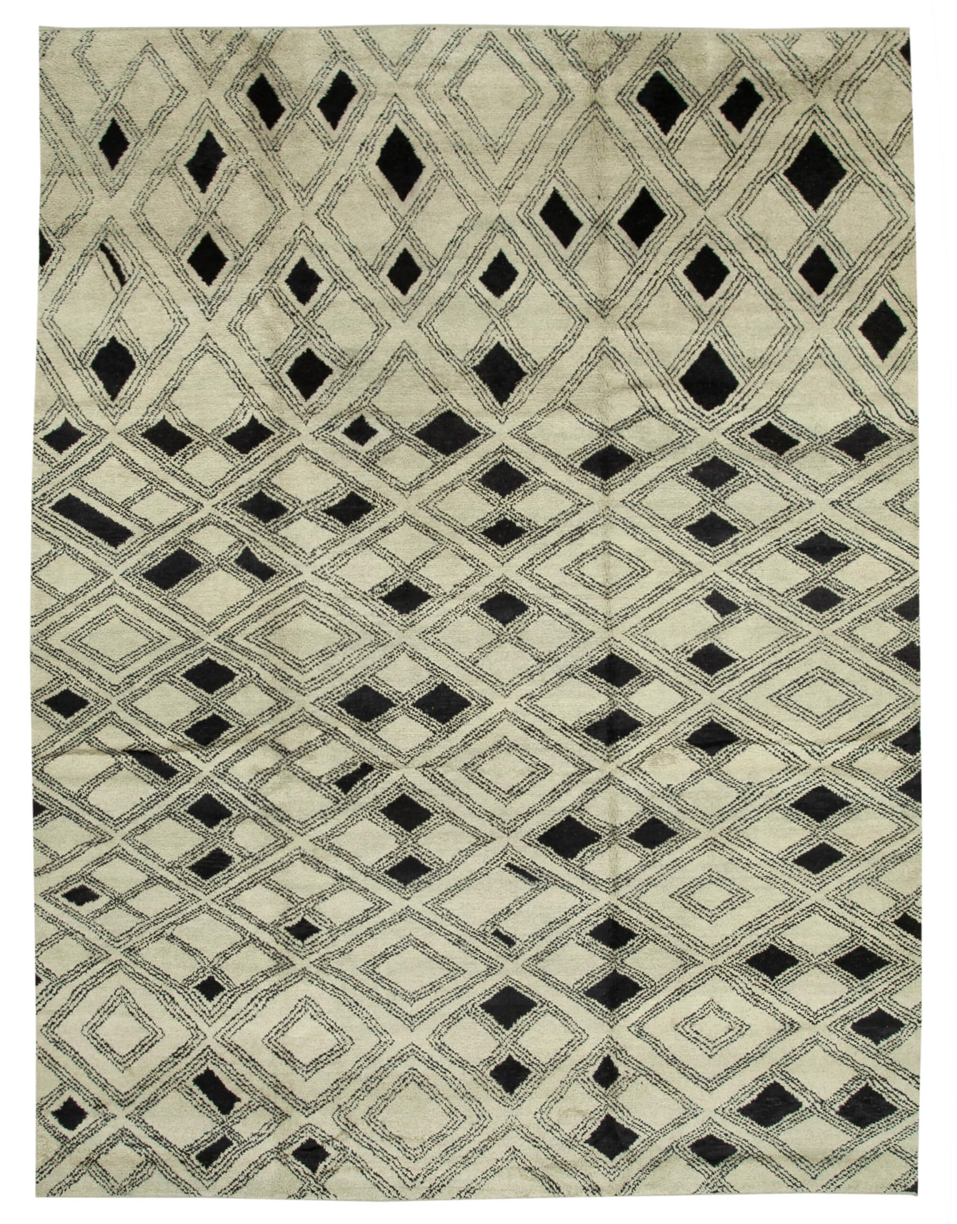 10x14 Beige Moroccan Rug - 37296