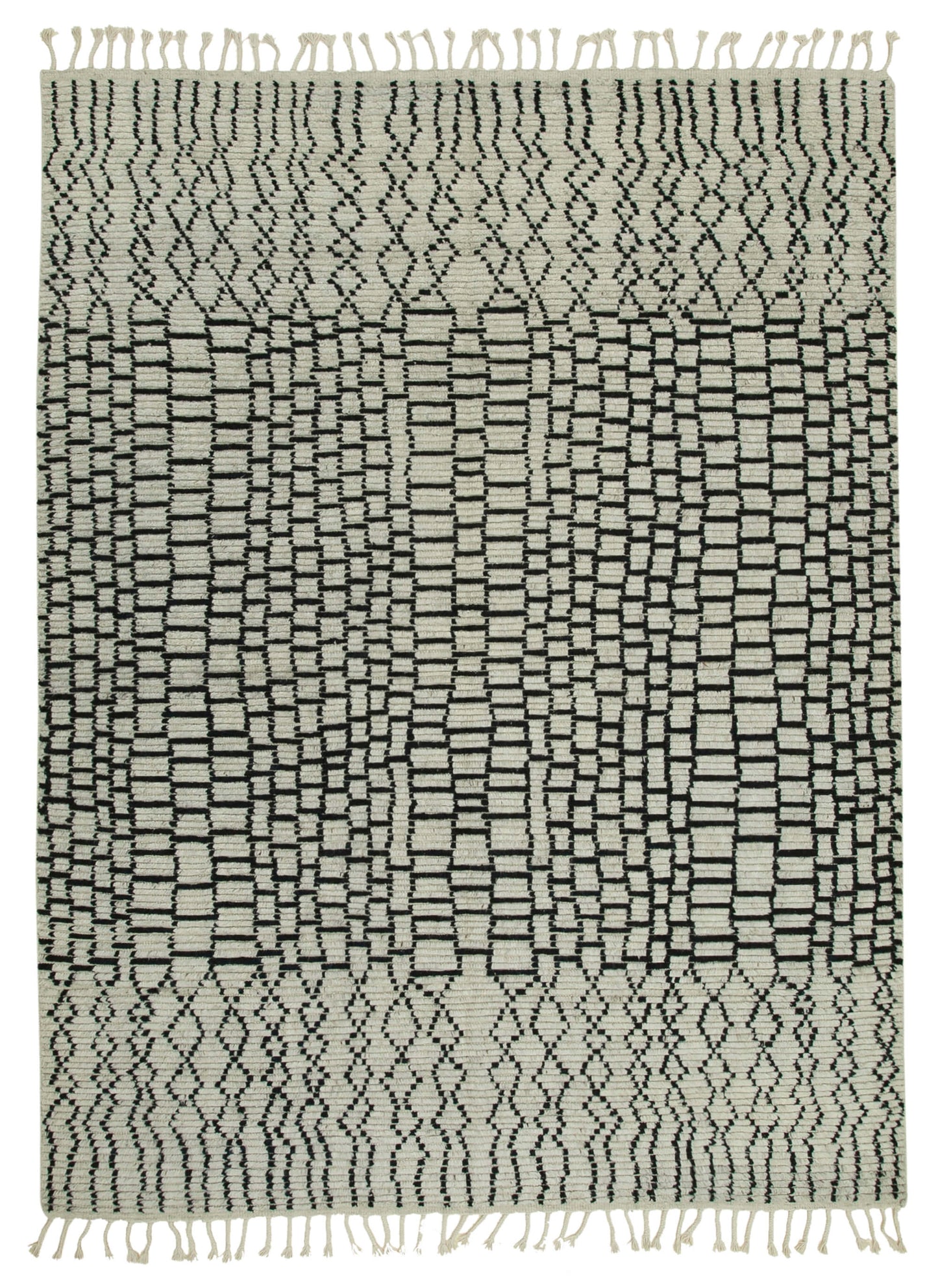 9x12 Beige Moroccan Rug - 37306