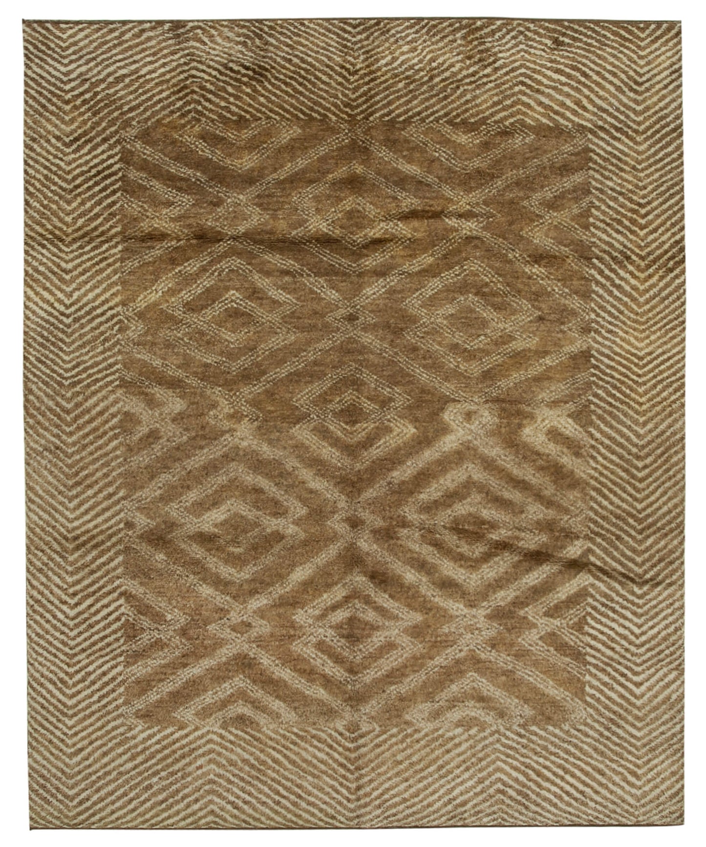 8x10 Brown Moroccan Rug - 37314