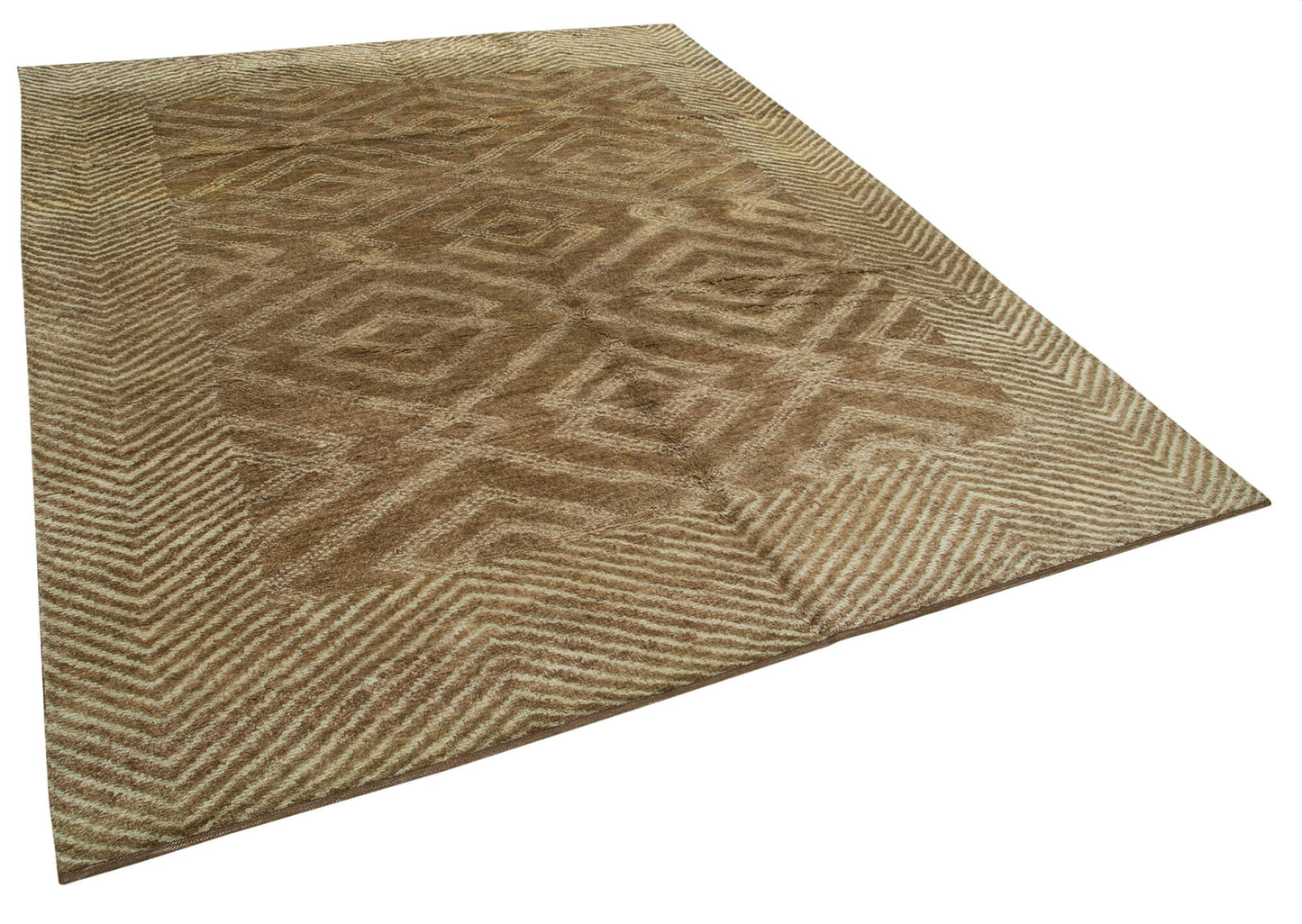 8x10 Brown Moroccan Rug - 37314