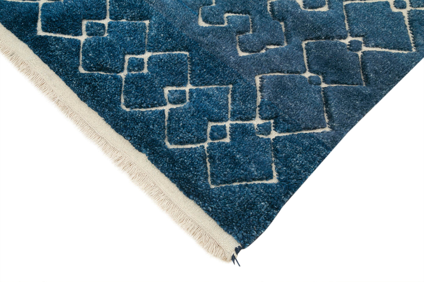 5x8 Blue Moroccan Rug - 37318