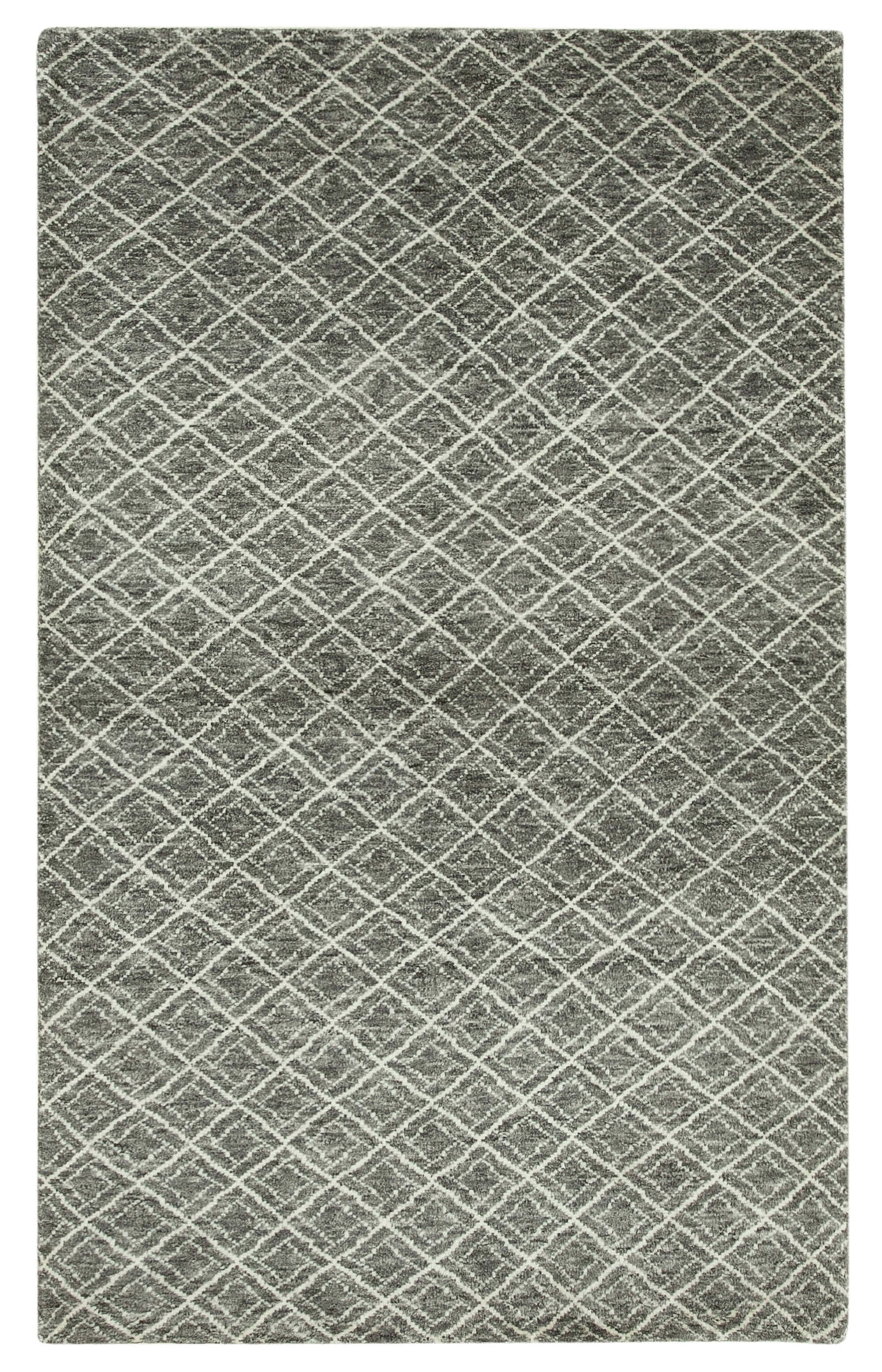 5x8 Grey Moroccan Rug - 37319