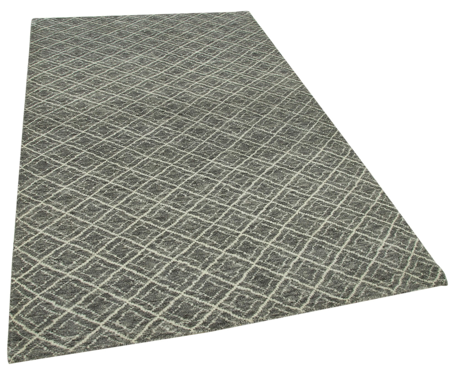 5x8 Grey Moroccan Rug - 37319