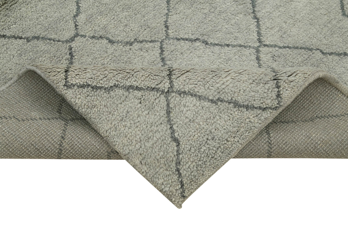 5x7 Grey Moroccan Rug - 37321