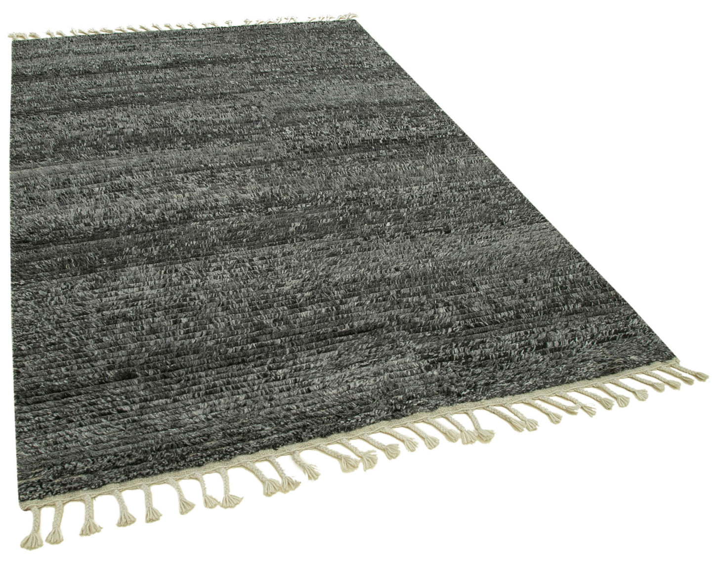 5x8 Grey Moroccan Rug - 37322