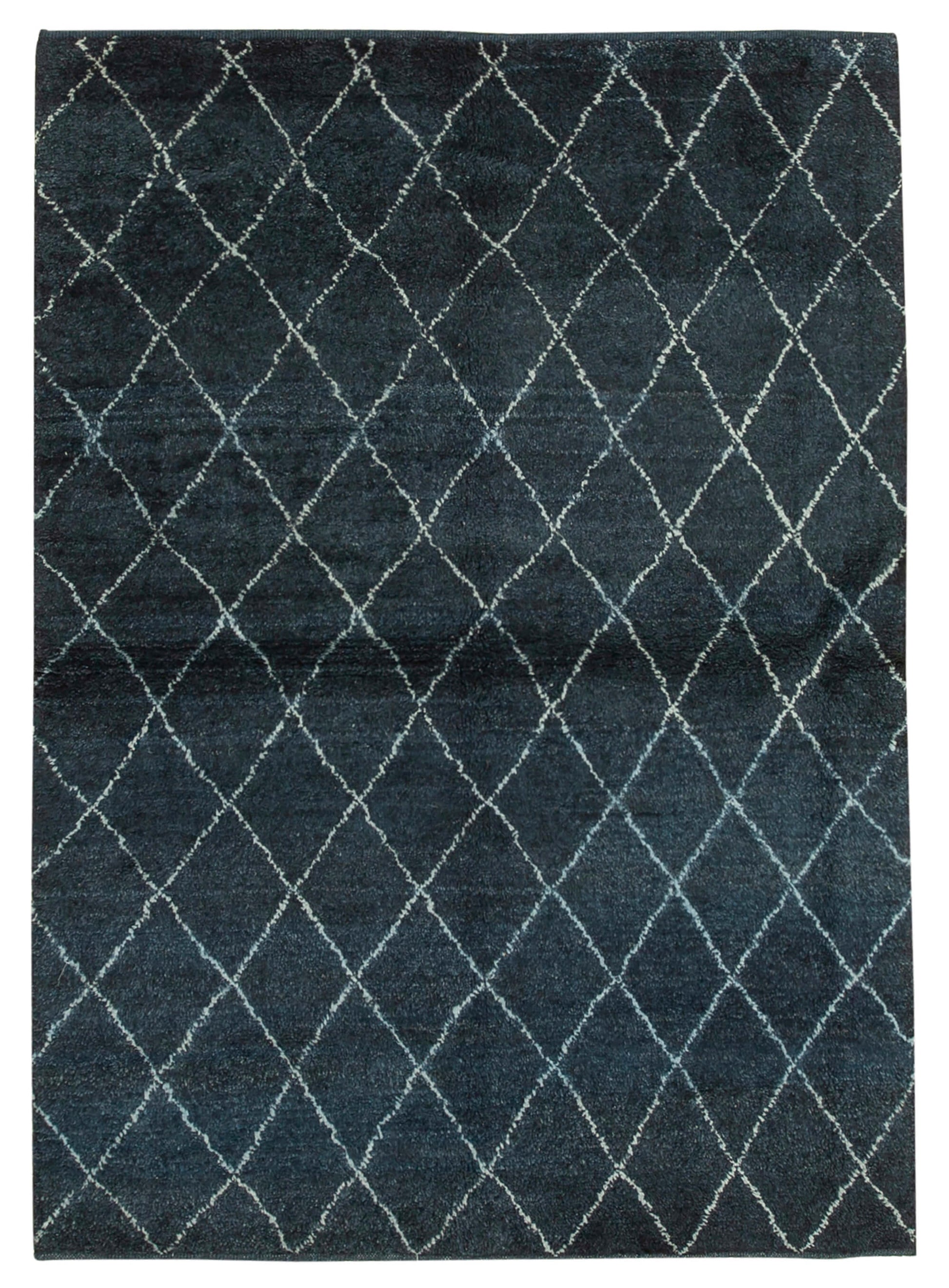 5x7 Blue Moroccan Rug - 37324