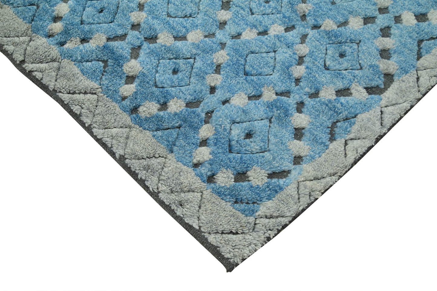 5x8 Blue Moroccan Rug - 37327