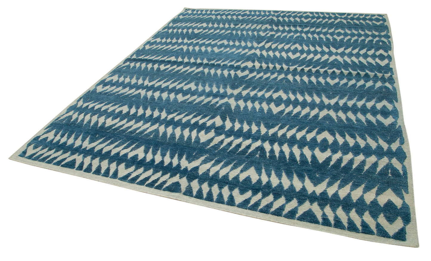 8x10 Blue Moroccan Rug - 37332