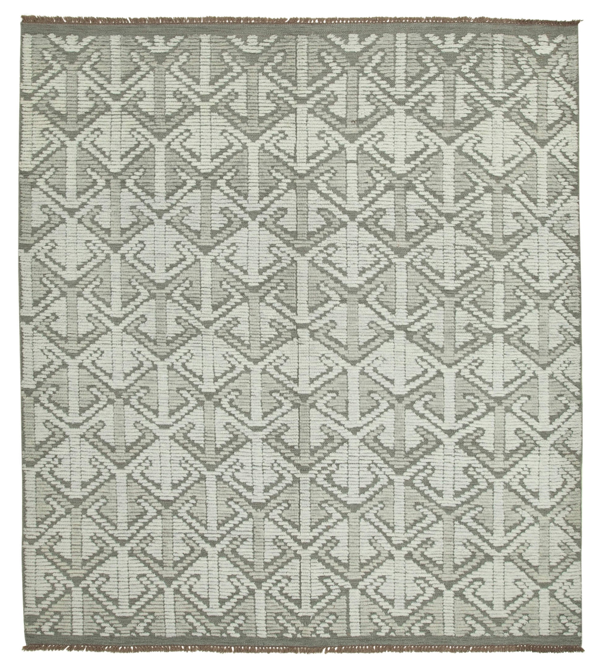 8x10 Grey Moroccan Rug - 37334