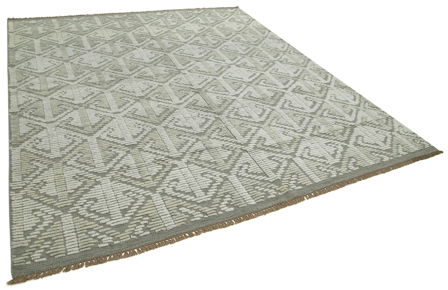 8x10 Grey Moroccan Rug - 37334