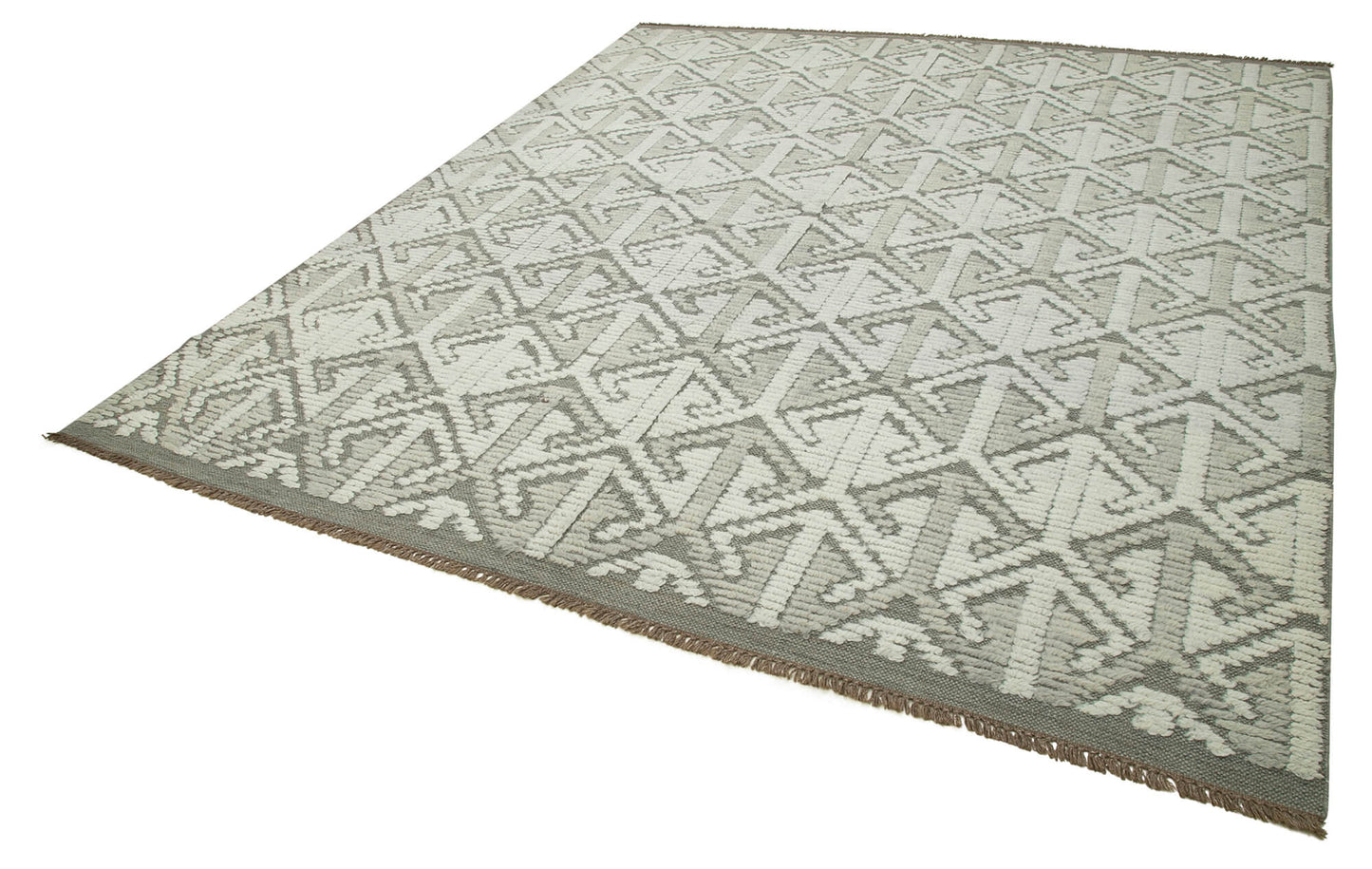 8x10 Grey Moroccan Rug - 37334