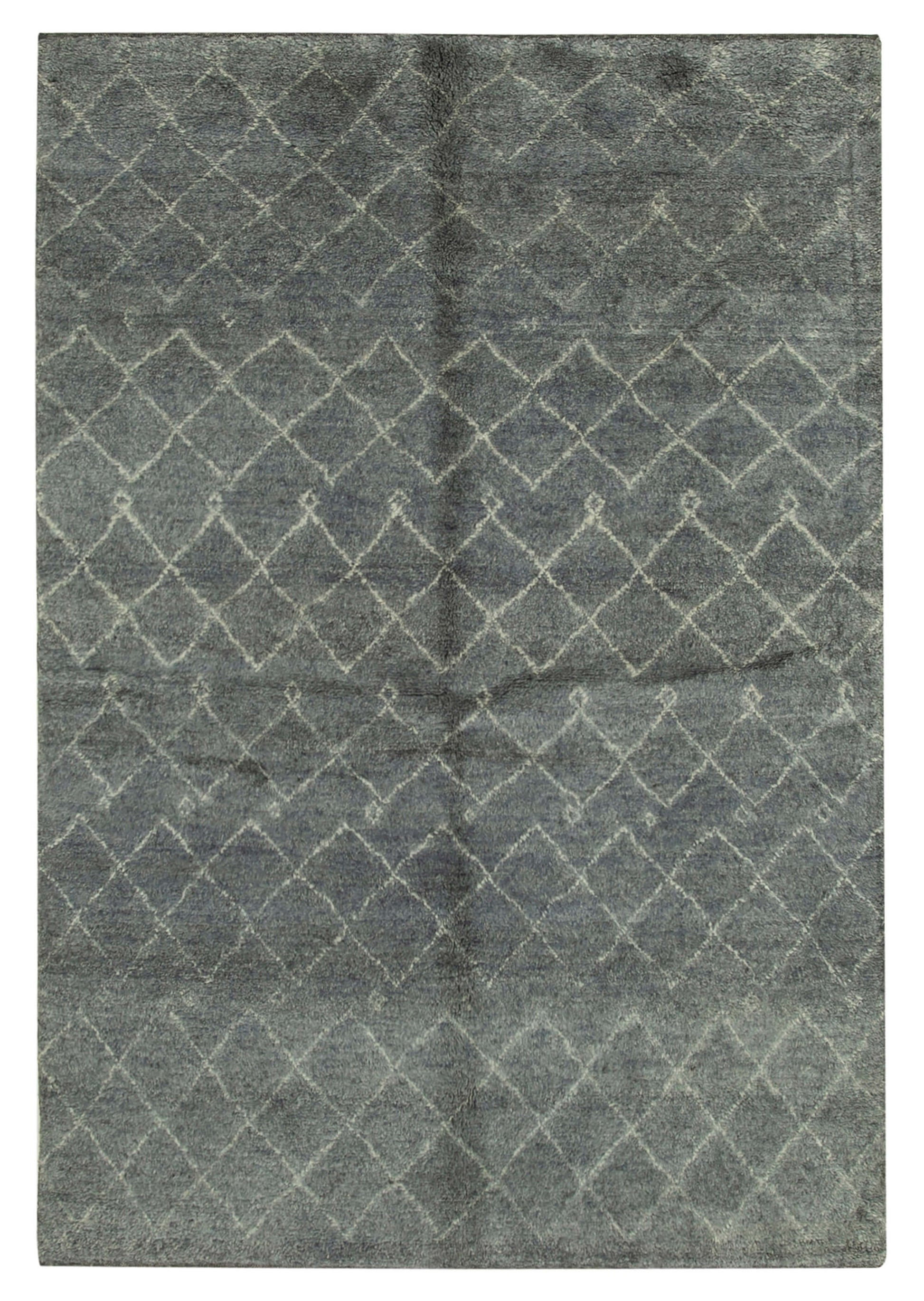 6x9 Grey Moroccan Rug - 37349