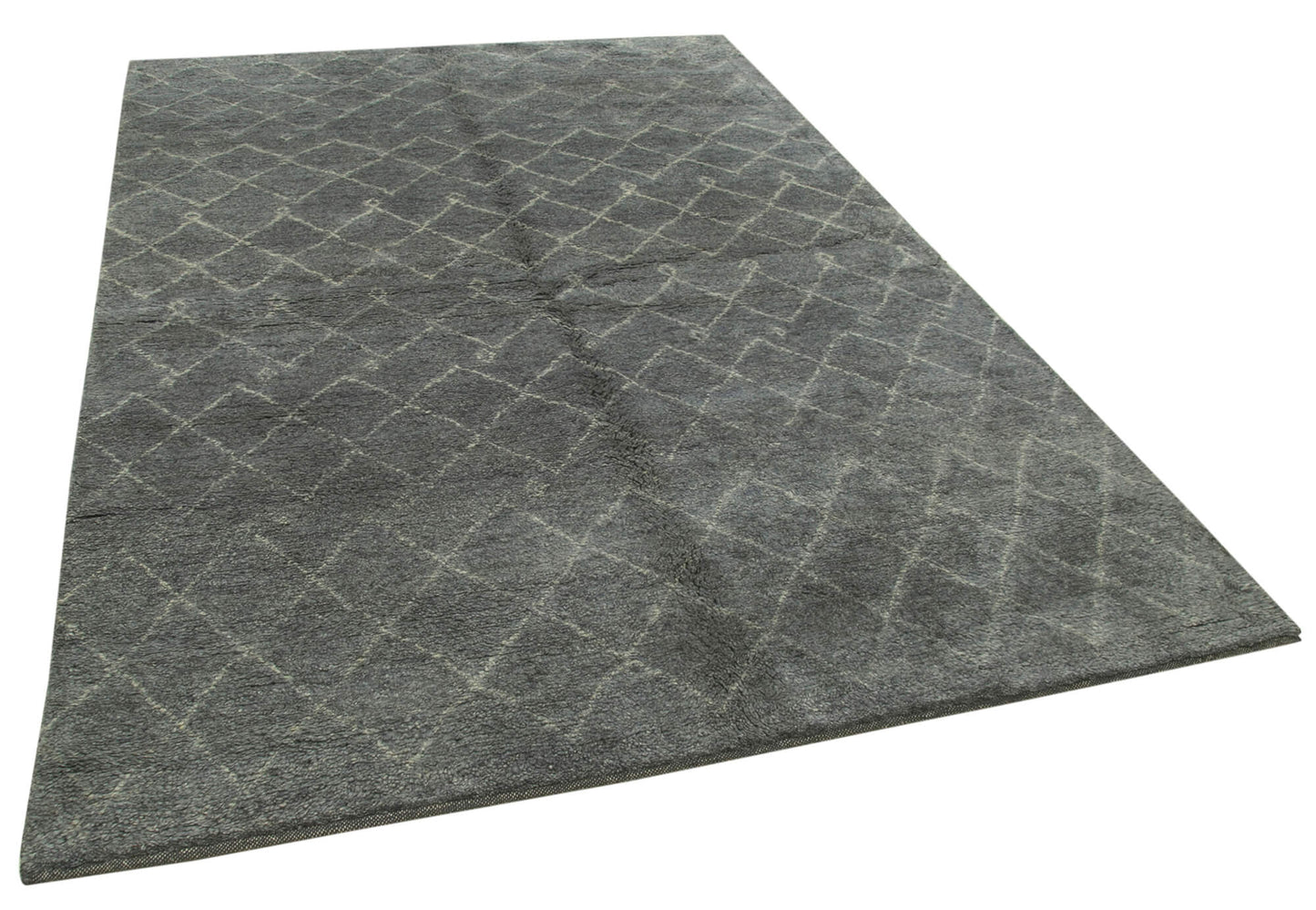 6x9 Grey Moroccan Rug - 37349