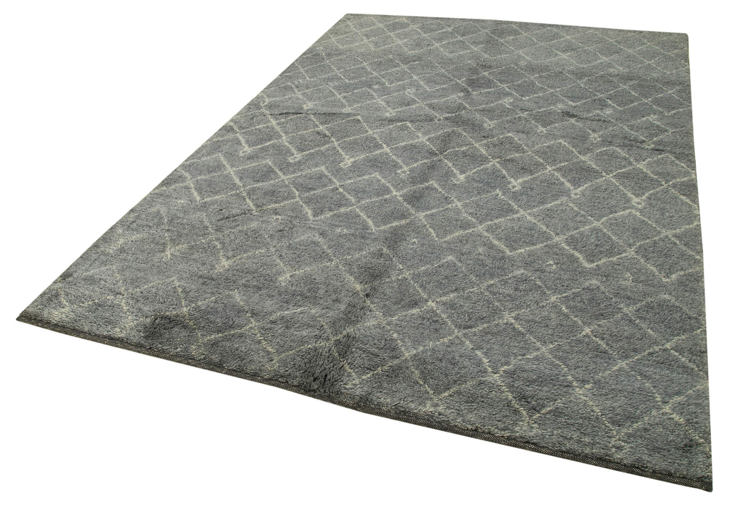 6x9 Grey Moroccan Rug - 37349