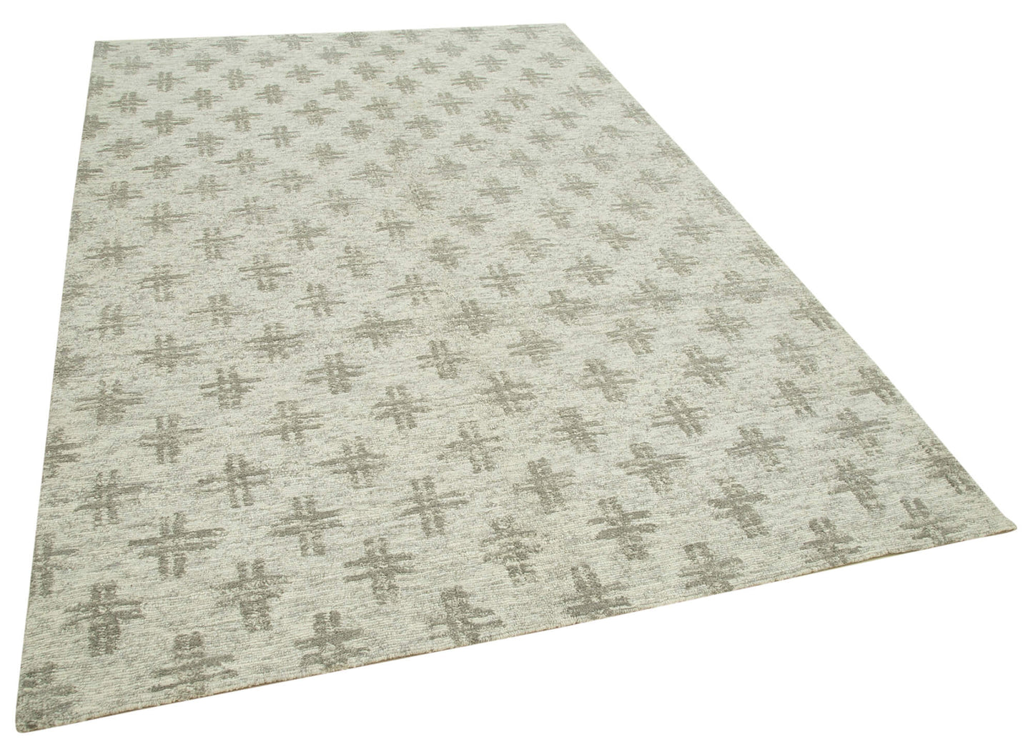 6x9 Beige Moroccan Rug - 37352