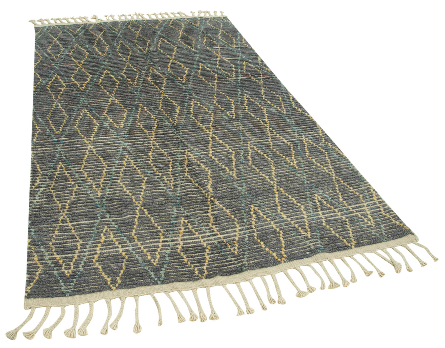 5x8 Grey Moroccan Rug - 37353