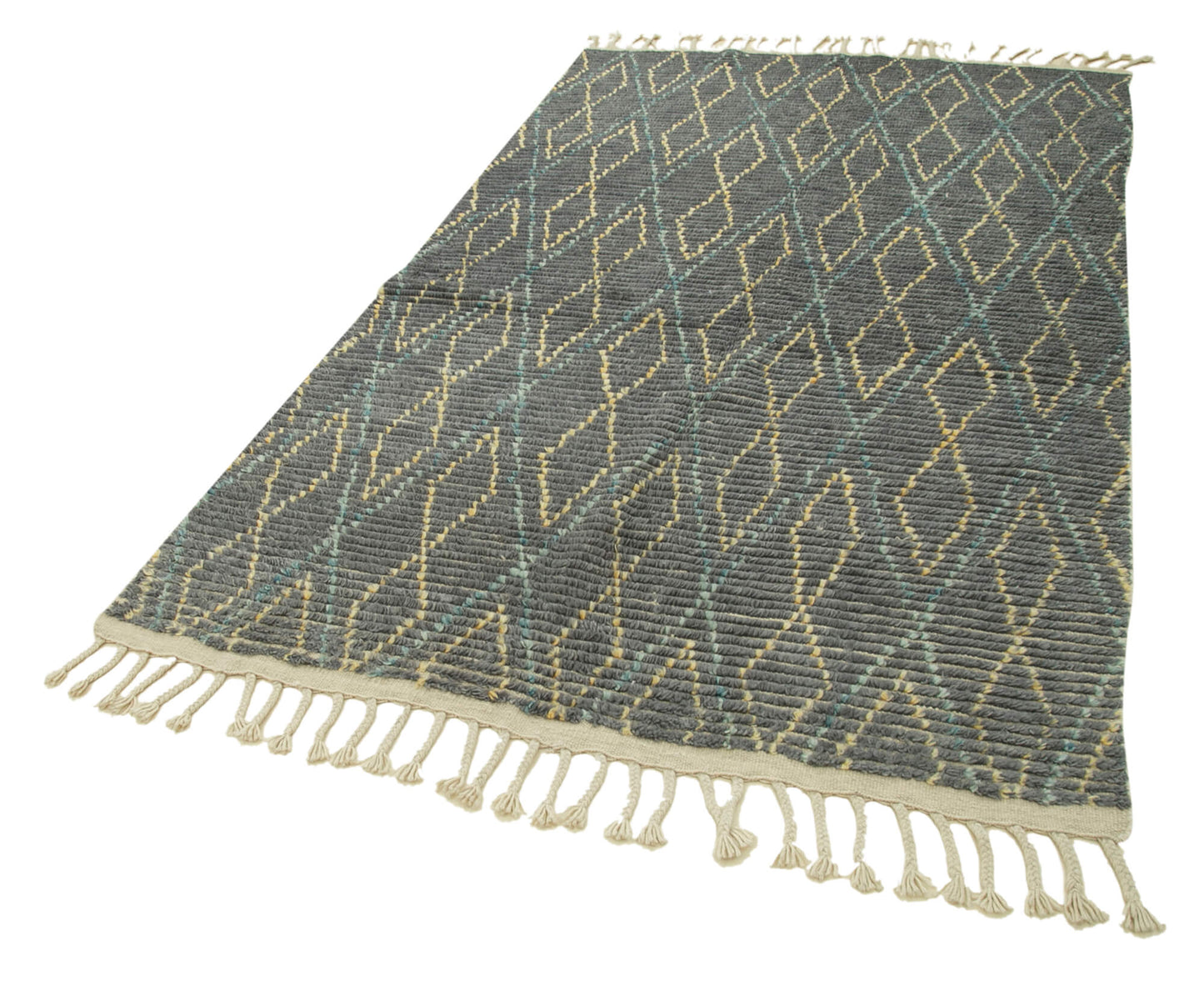 5x8 Grey Moroccan Rug - 37353