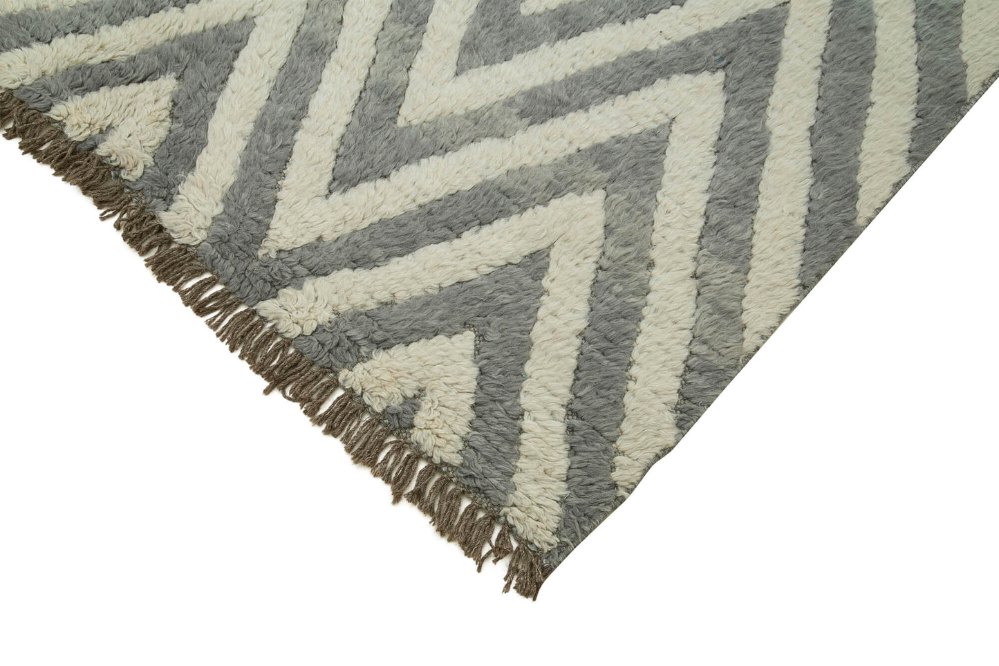 5x8 Grey Moroccan Rug - 37354