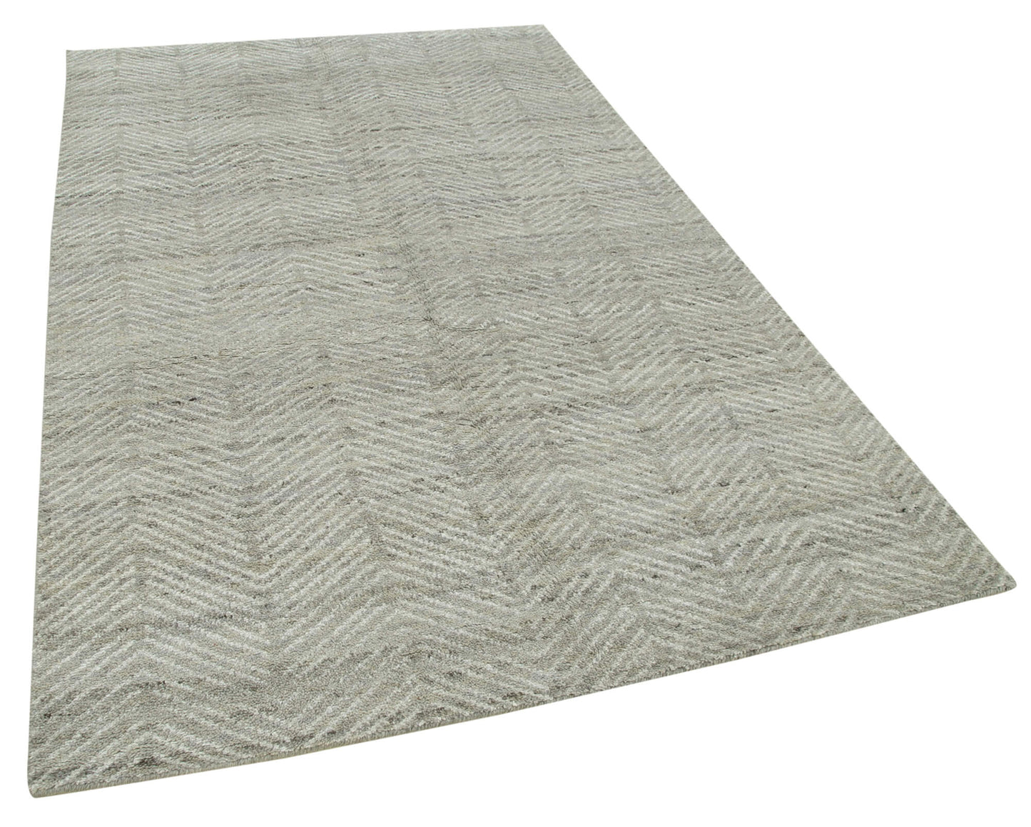 5x8 Grey Moroccan Rug - 37356