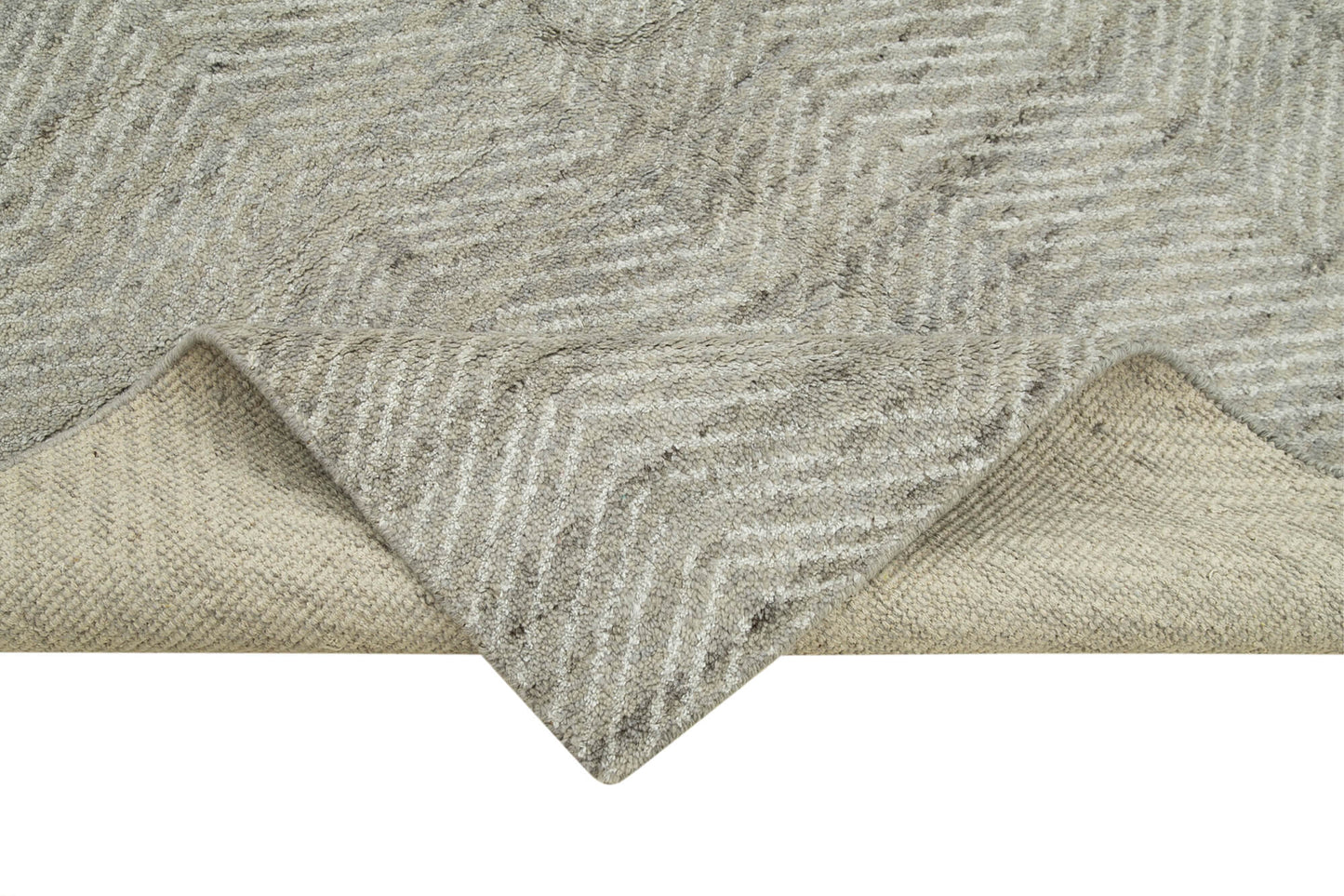 5x8 Grey Moroccan Rug - 37356