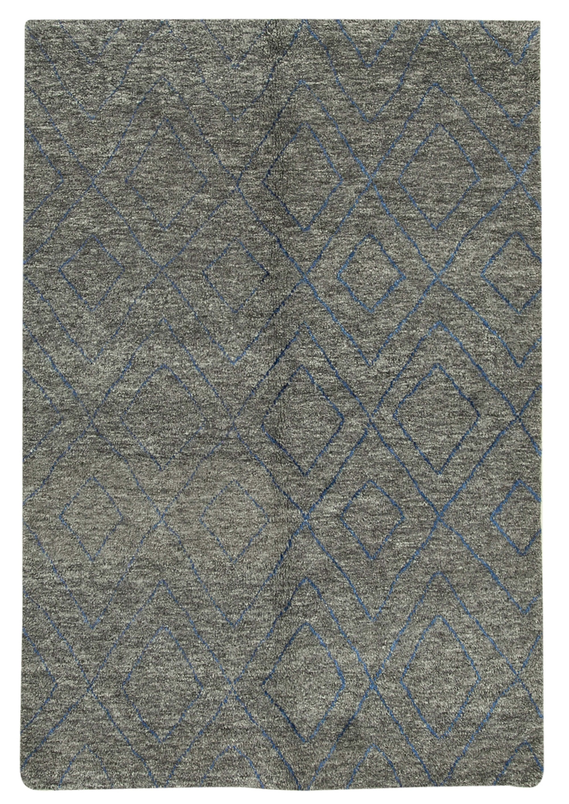 6x9 Grey Moroccan Rug - 37358