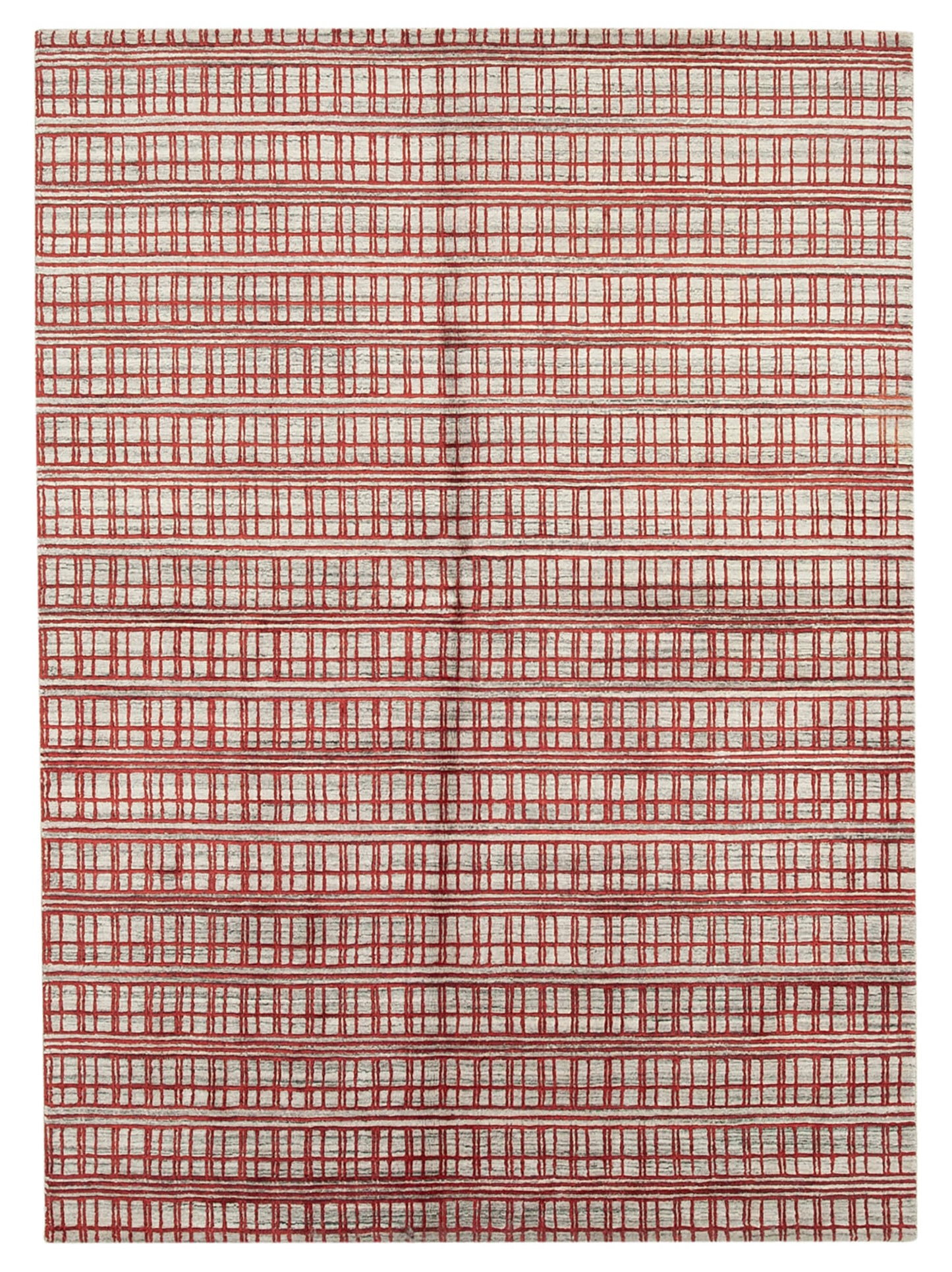 6x8 Red Moroccan Rug - 37360