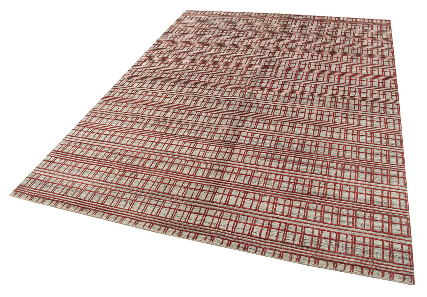 6x8 Red Moroccan Rug - 37360