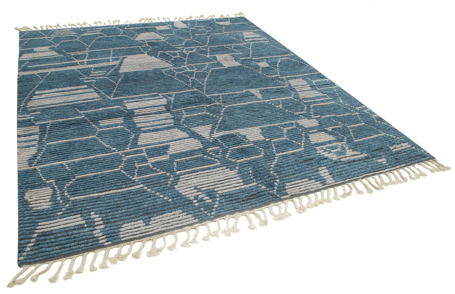 8x10 Blue Moroccan Rug - 37362