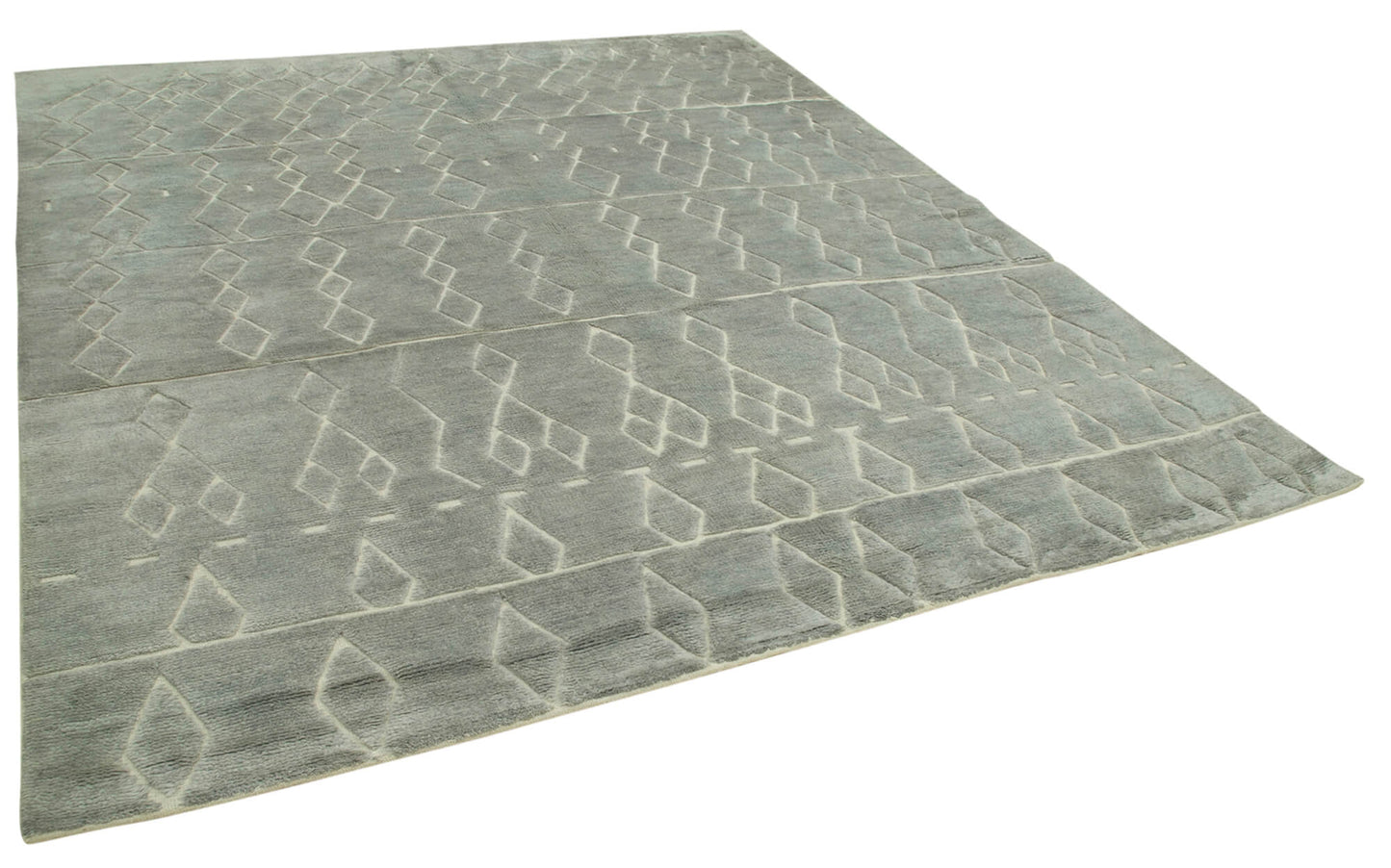 9x10 Grey Moroccan Rug - 37363