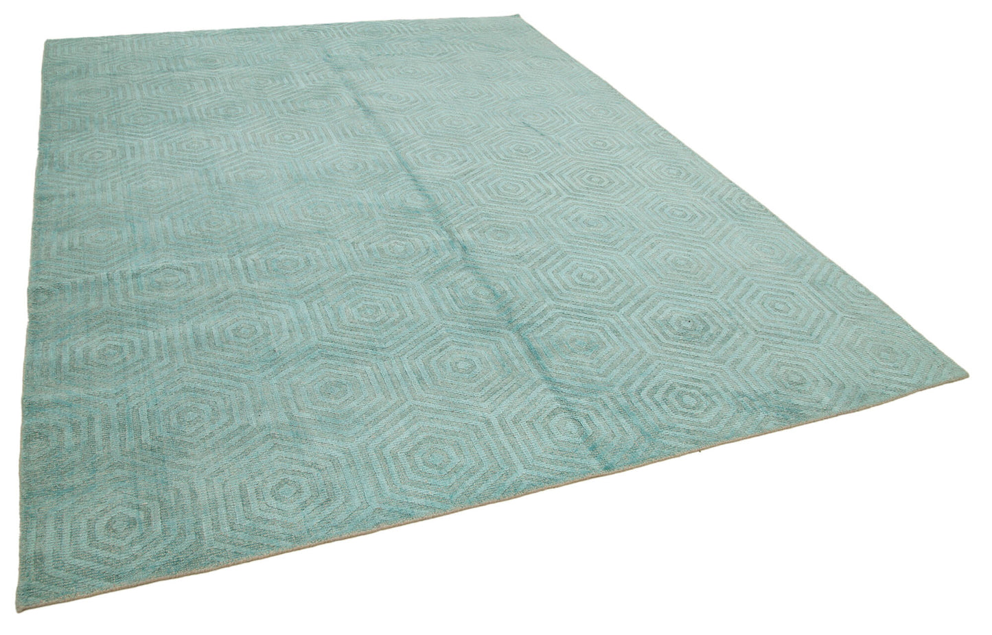 8x10 Turquoise Moroccan Rug - 37374