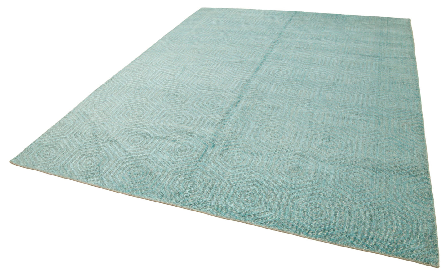 8x10 Turquoise Moroccan Rug - 37374