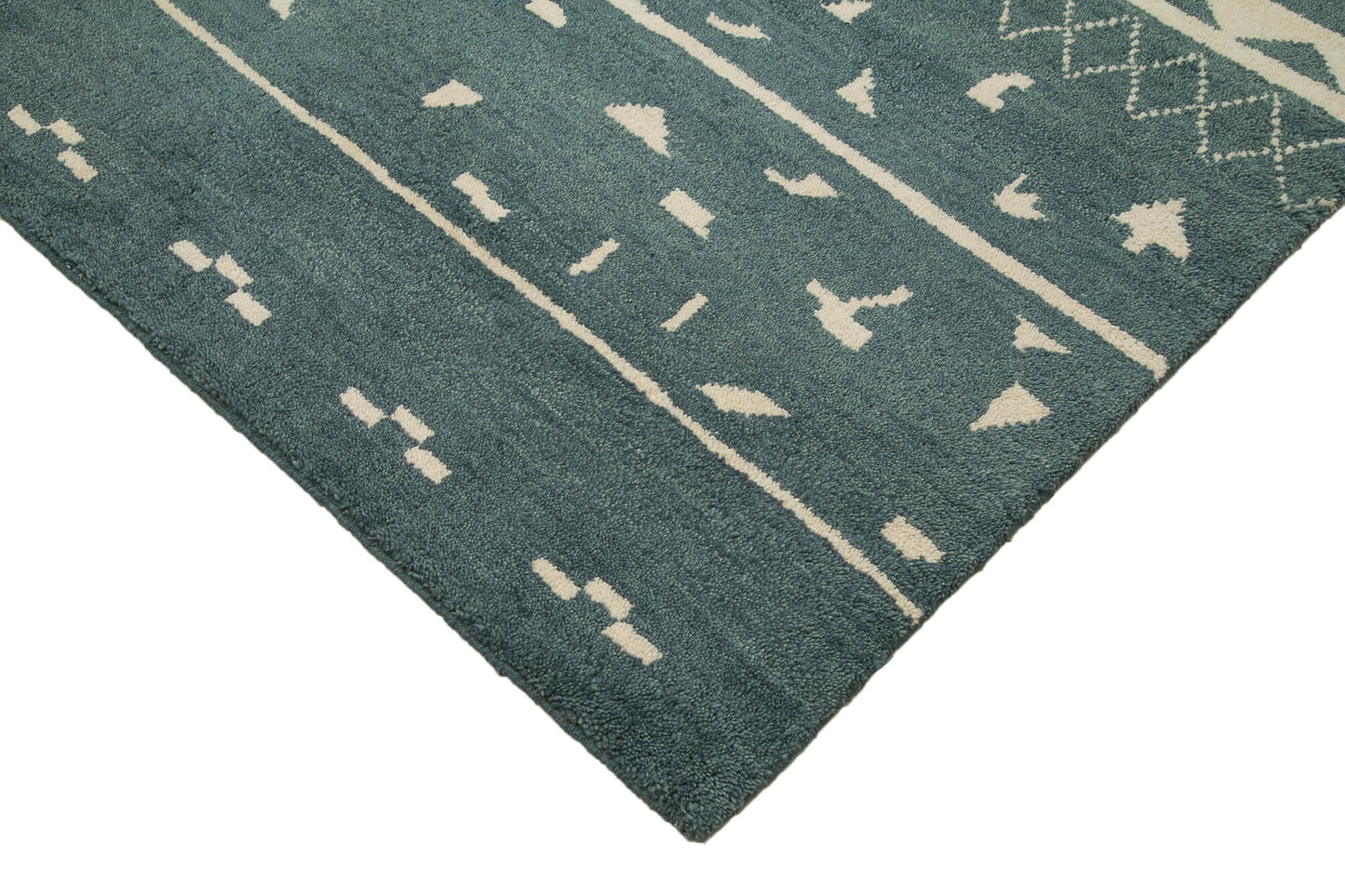 9x12 Blue Moroccan Rug - 37401