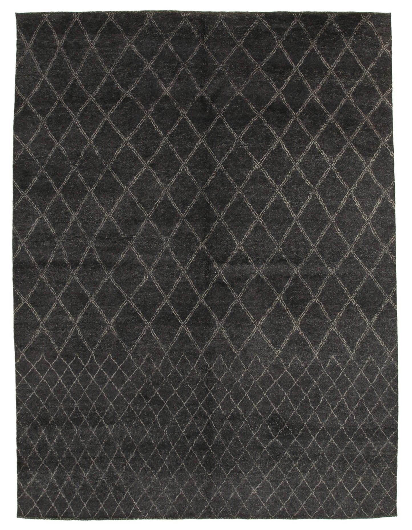 9x12 Black Moroccan Rug - 37410