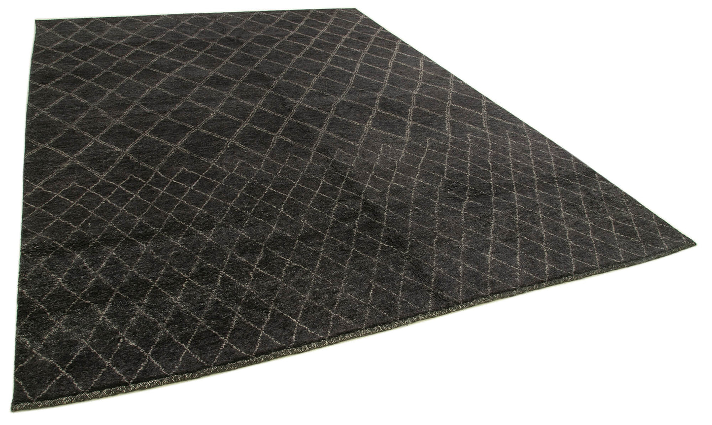 9x12 Black Moroccan Rug - 37410