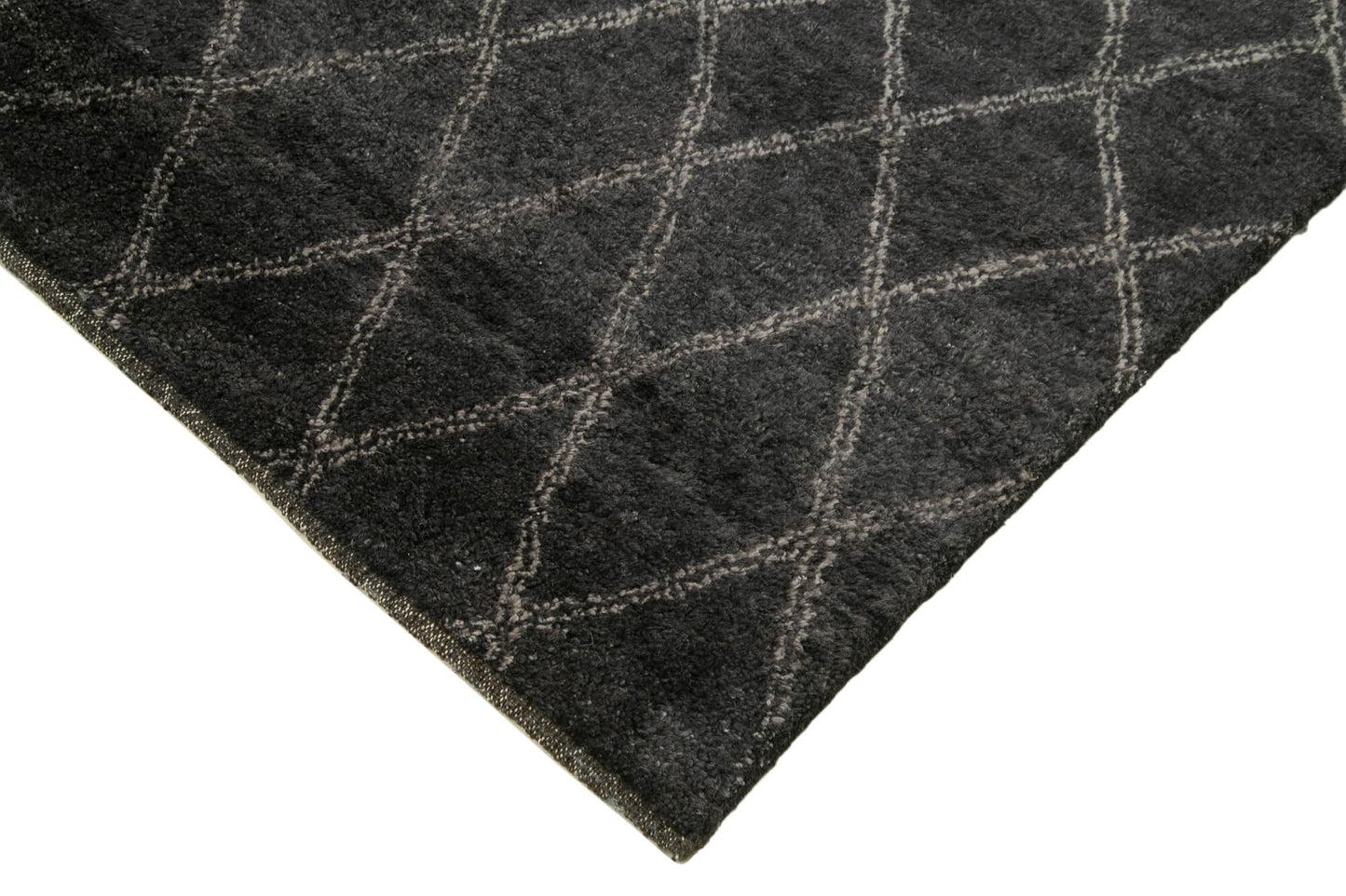 9x12 Black Moroccan Rug - 37410