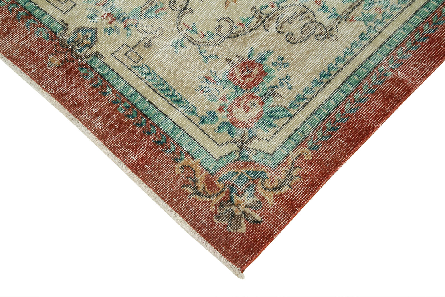 4x7 Beige Overdyed Rug - 37452