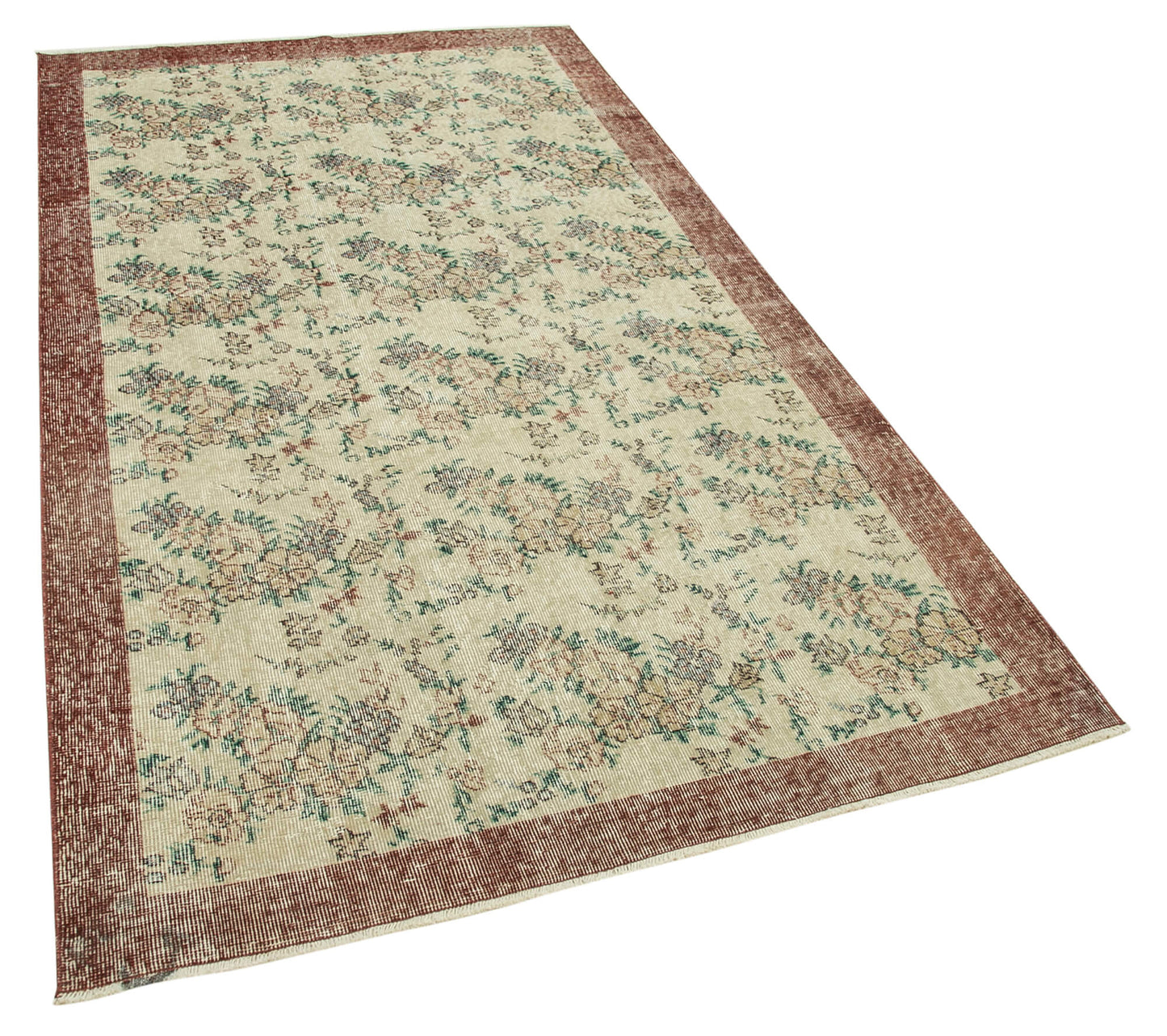 4x8 Beige Overdyed Rug - 37454