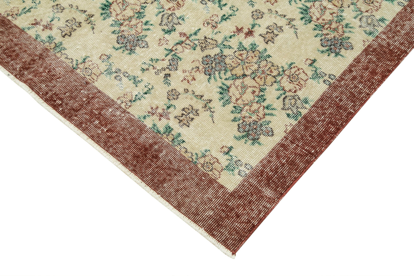 4x8 Beige Overdyed Rug - 37454