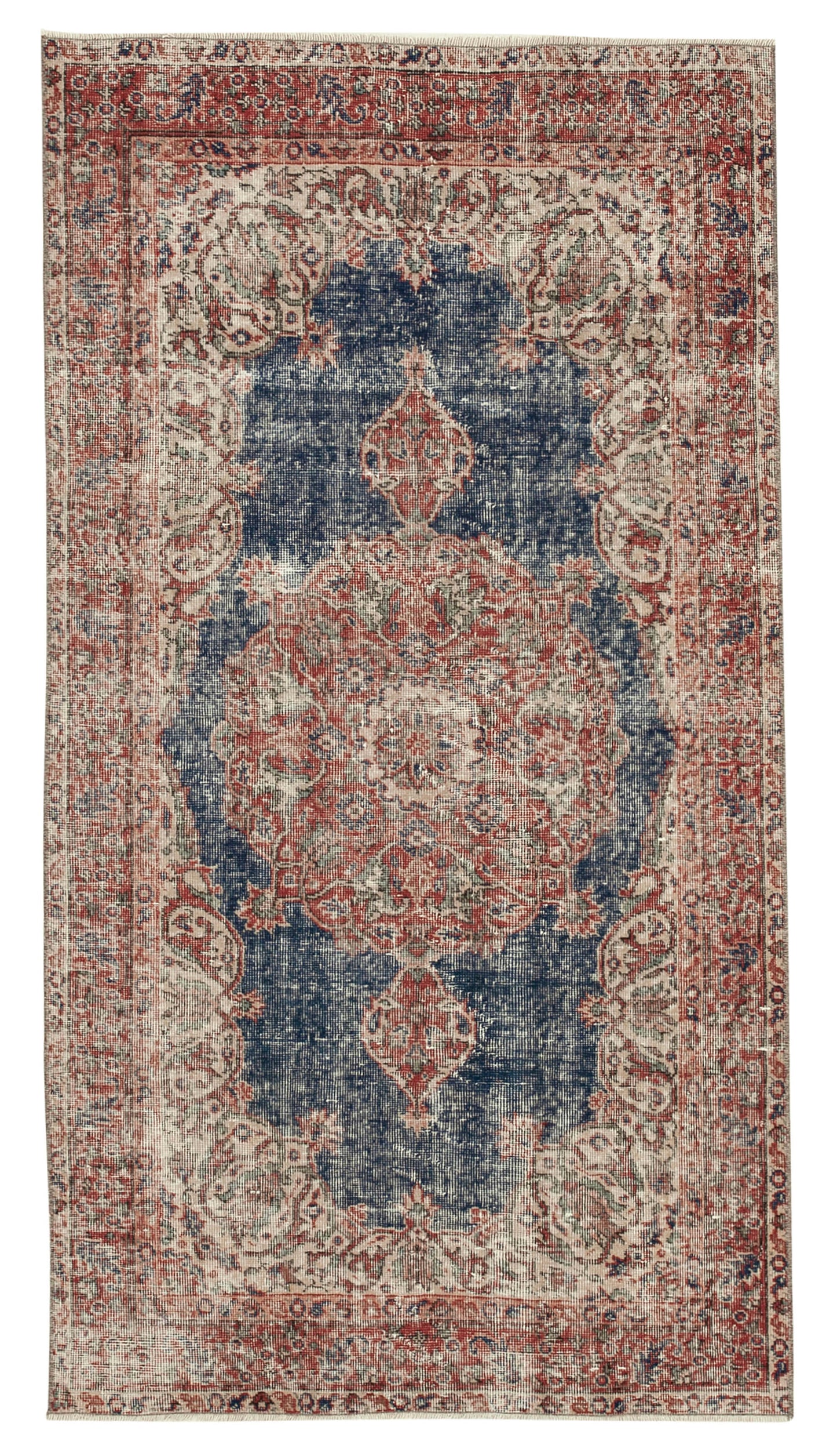 4x7 Beige Overdyed Rug - 37462