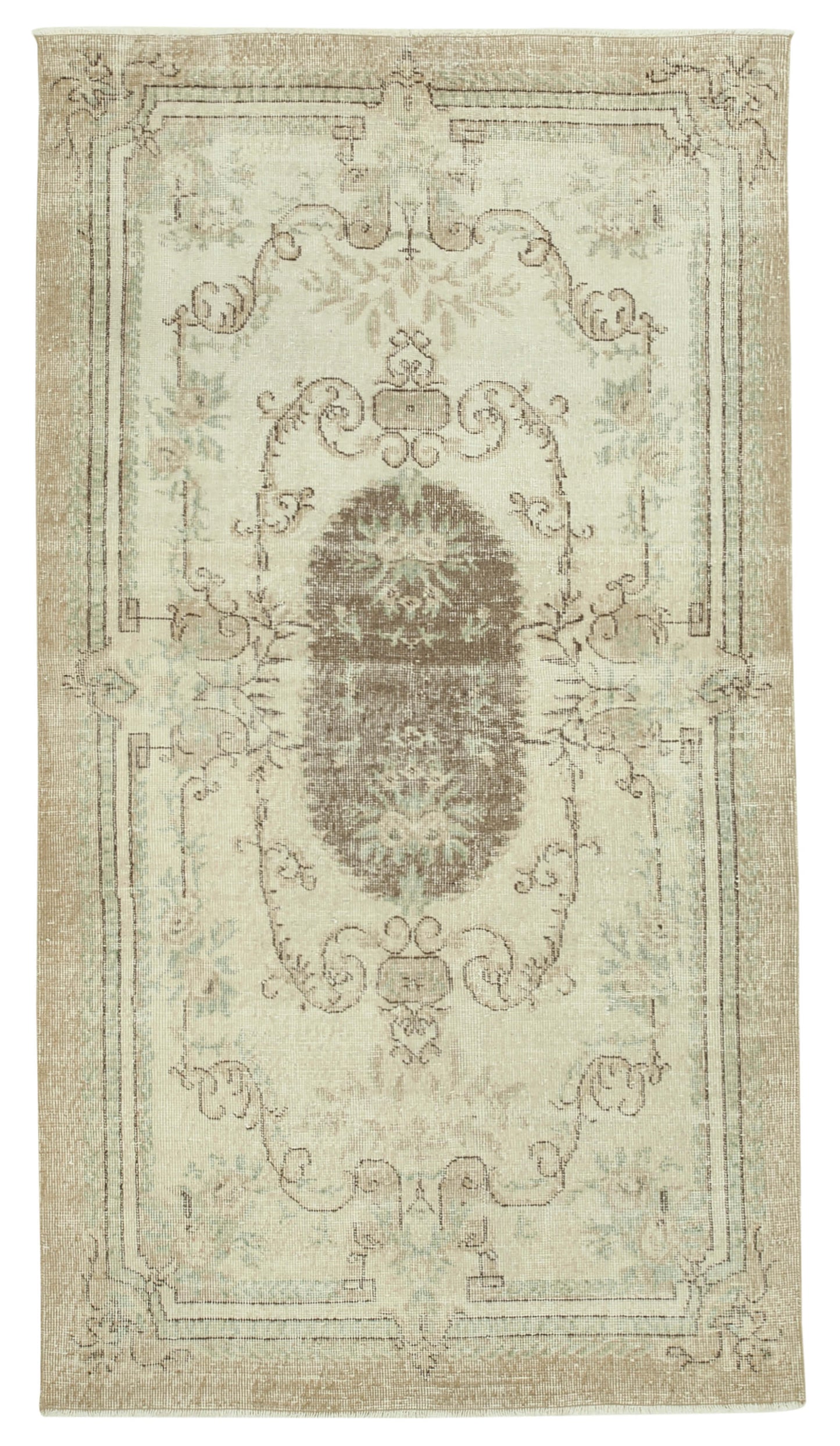 4x8 Beige Overdyed Rug - 37464