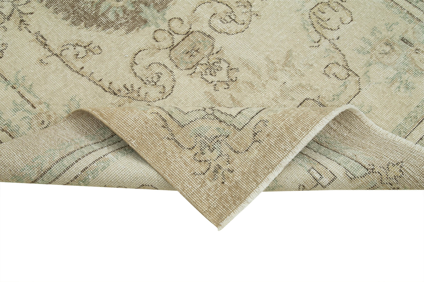 4x8 Beige Overdyed Rug - 37464