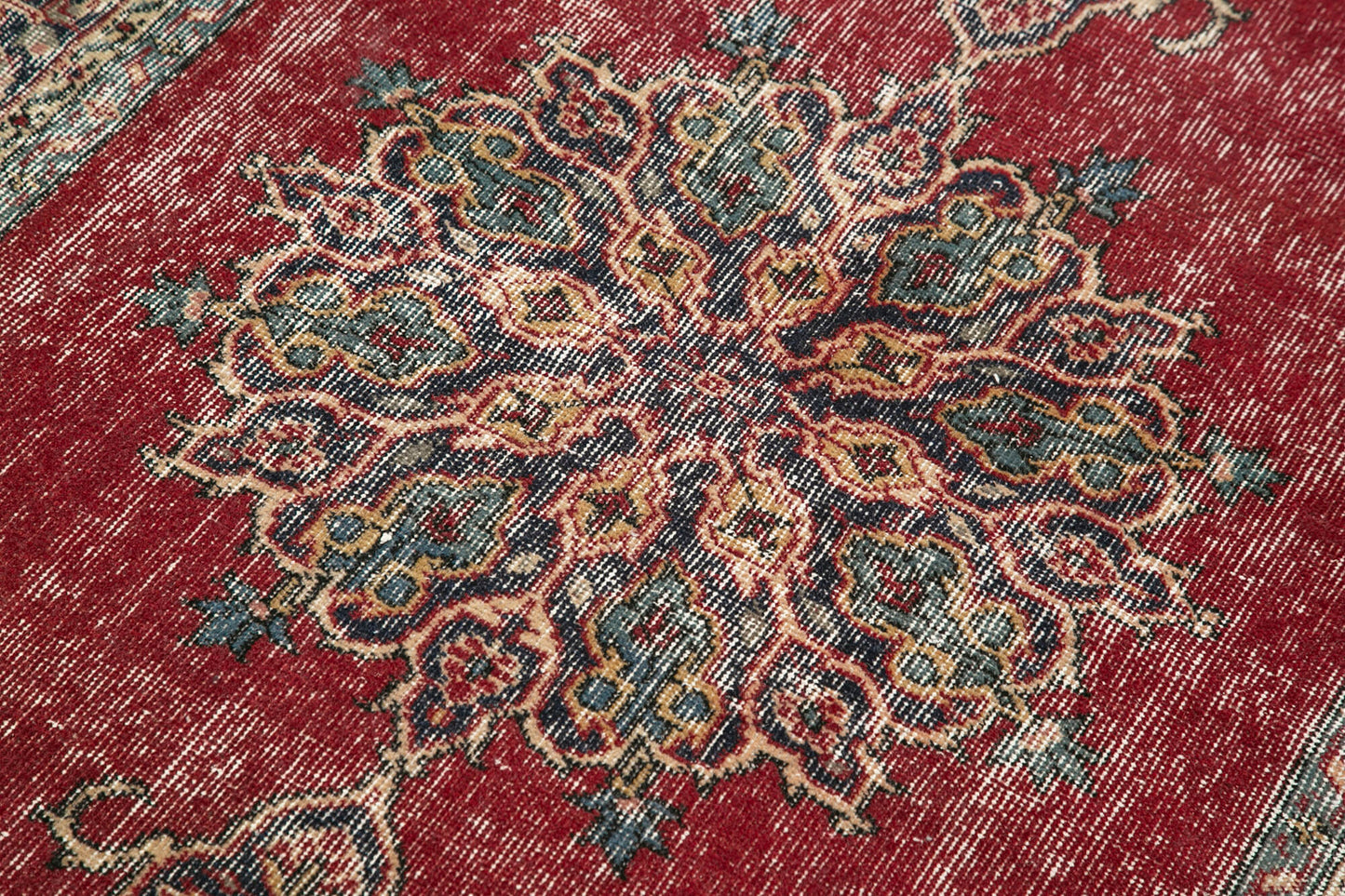 4x7 Red Overdyed Rug - 37466