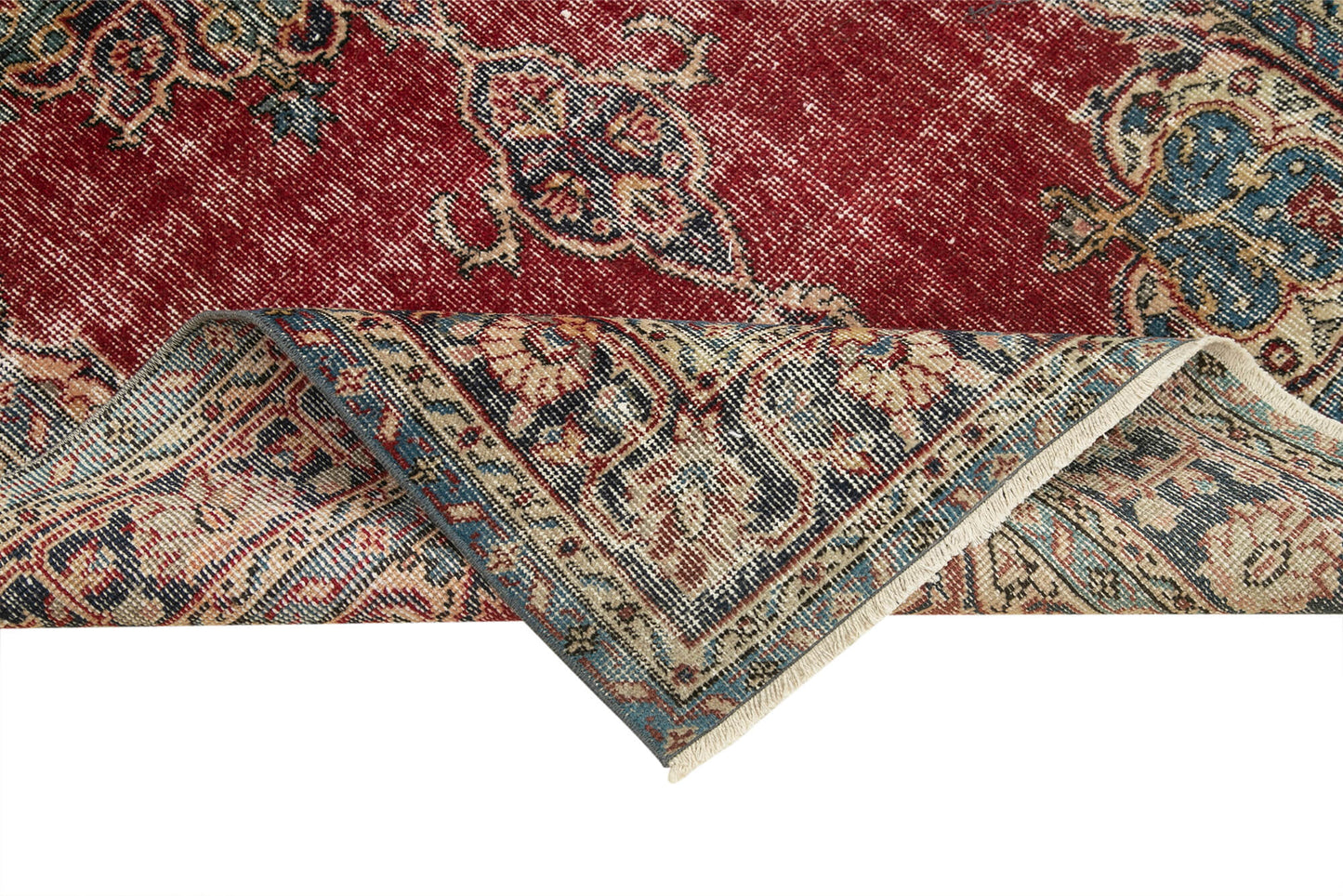 4x7 Red Overdyed Rug - 37466