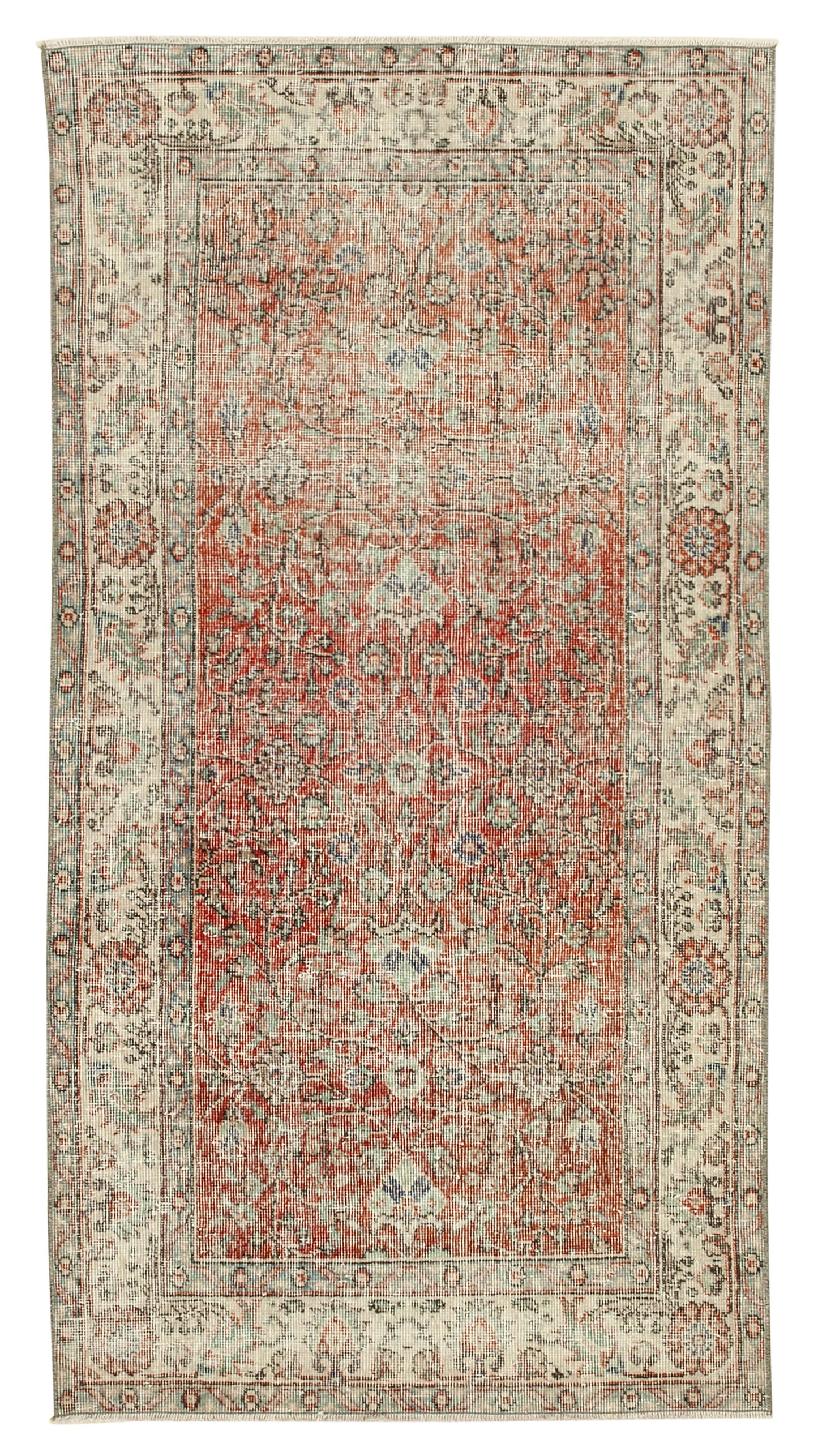 3x7 Beige Overdyed Rug - 37468