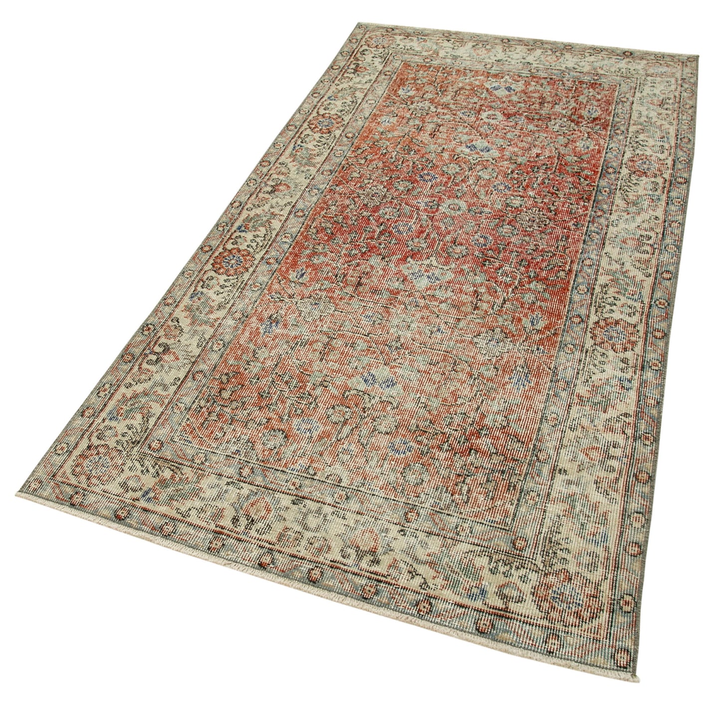 3x7 Beige Overdyed Rug - 37468