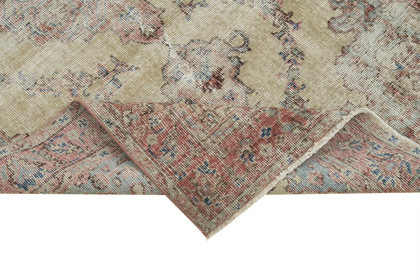 4x7 Beige Overdyed Rug - 37478