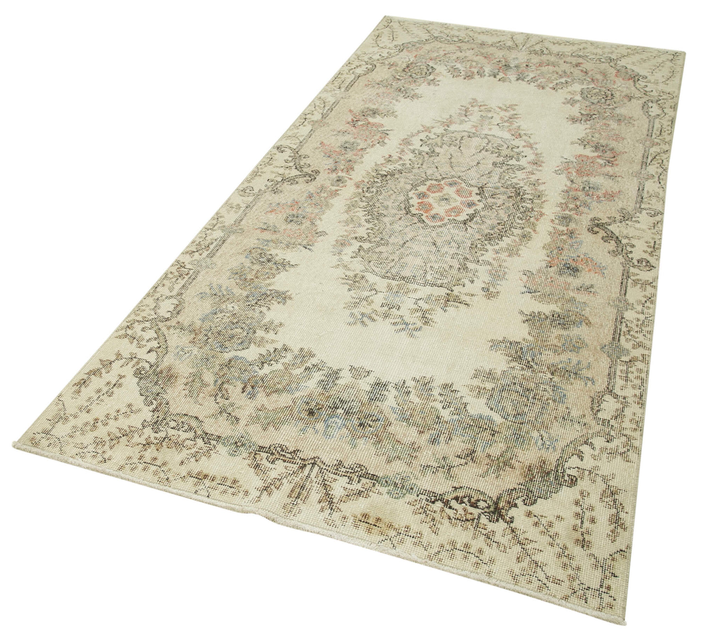 4x8 Beige Overdyed Rug - 37481